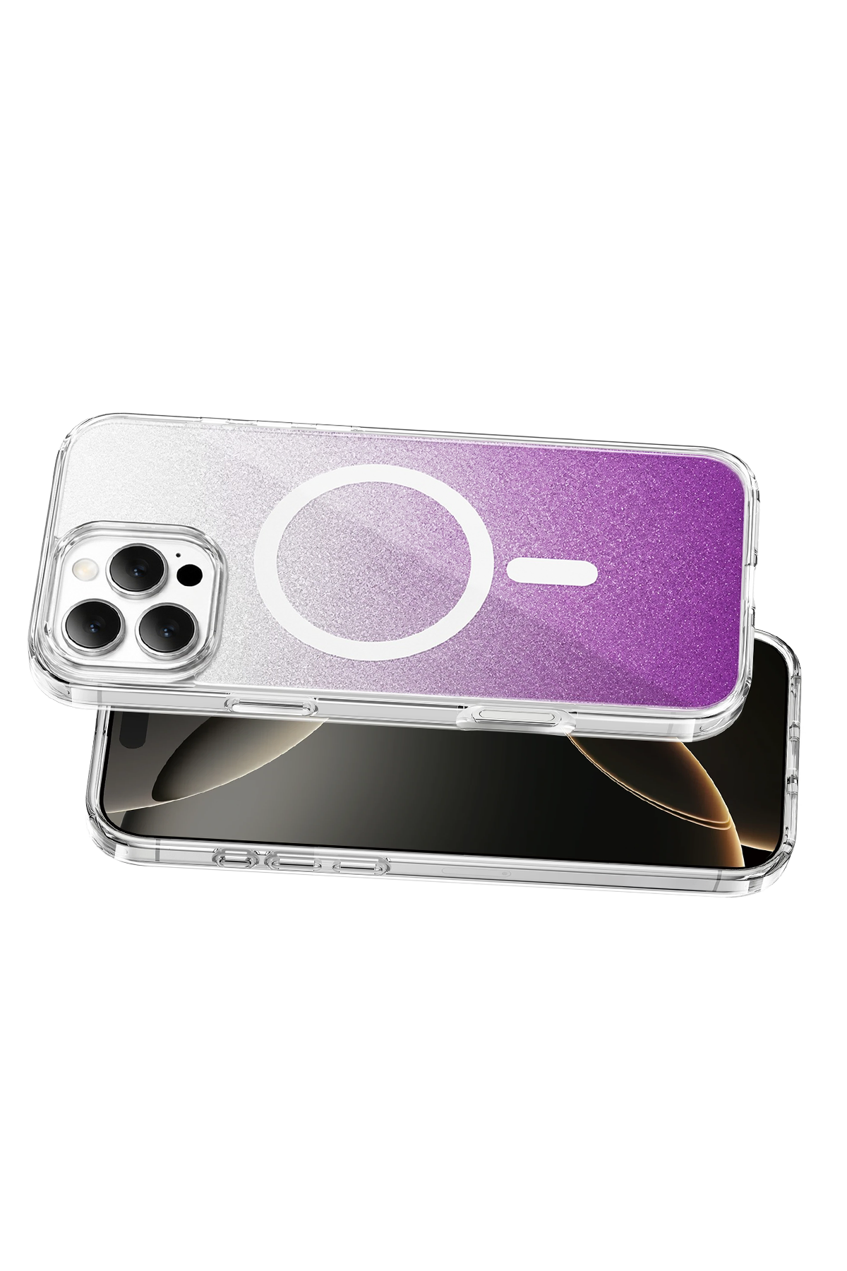 Onegif Apple iPhone 16 Pro Max Sora Simli Magsafe Kapak - Mor