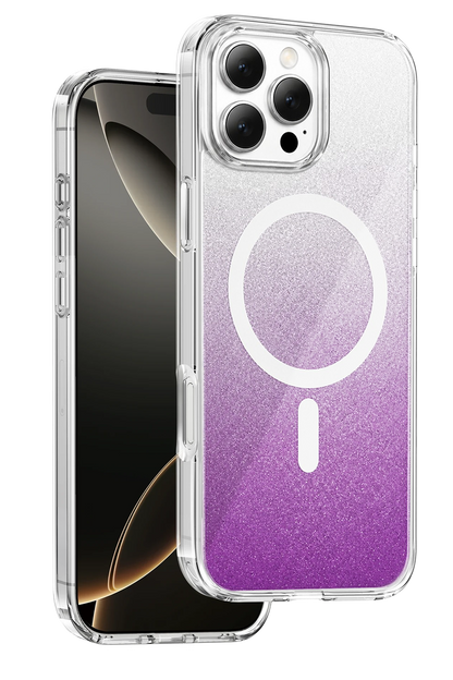 Onegif Apple iPhone 16 Pro Max Sora Simli Magsafe Kapak - Mor
