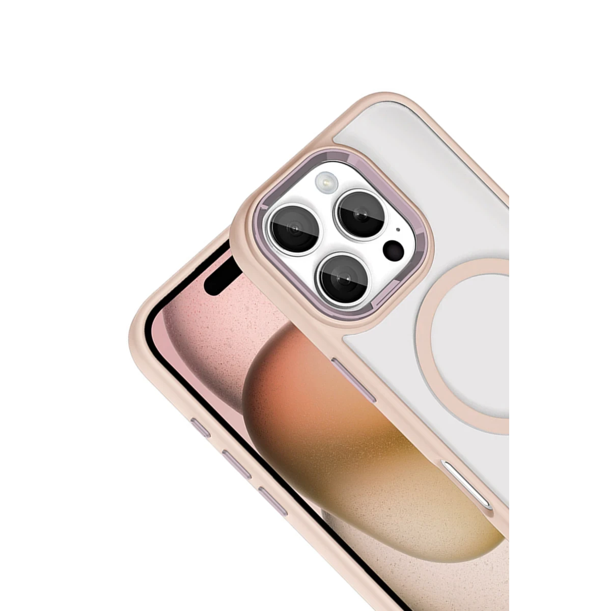 Joko Apple iPhone 16 Pro Max Terea Magsafe Kapak - Pembe
