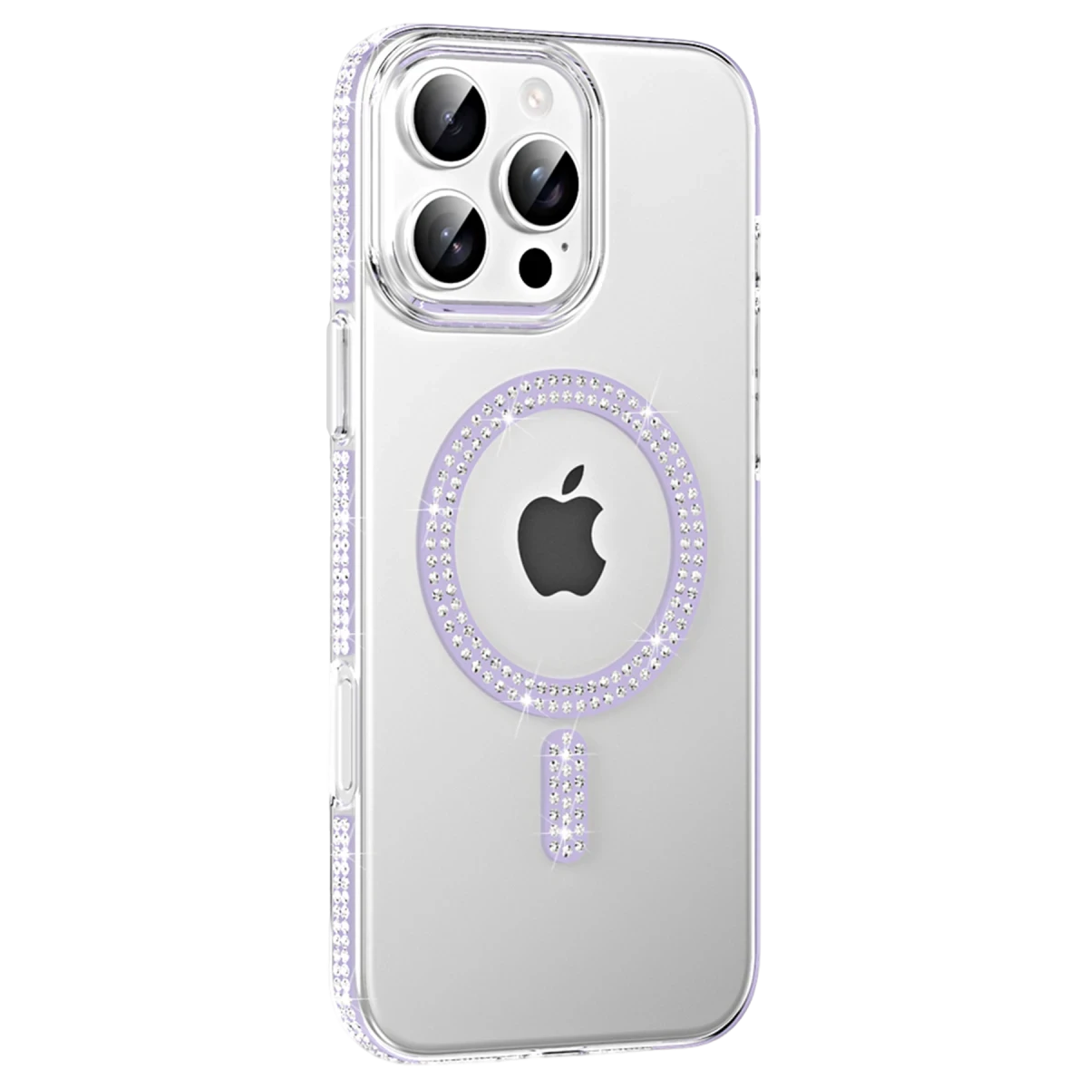 Joko Apple iPhone 16 Pro Move Taşlı Magsafe Kapak - Lila