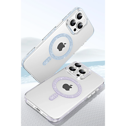 Joko Apple iPhone 16 Pro Move Taşlı Magsafe Kapak - Lila