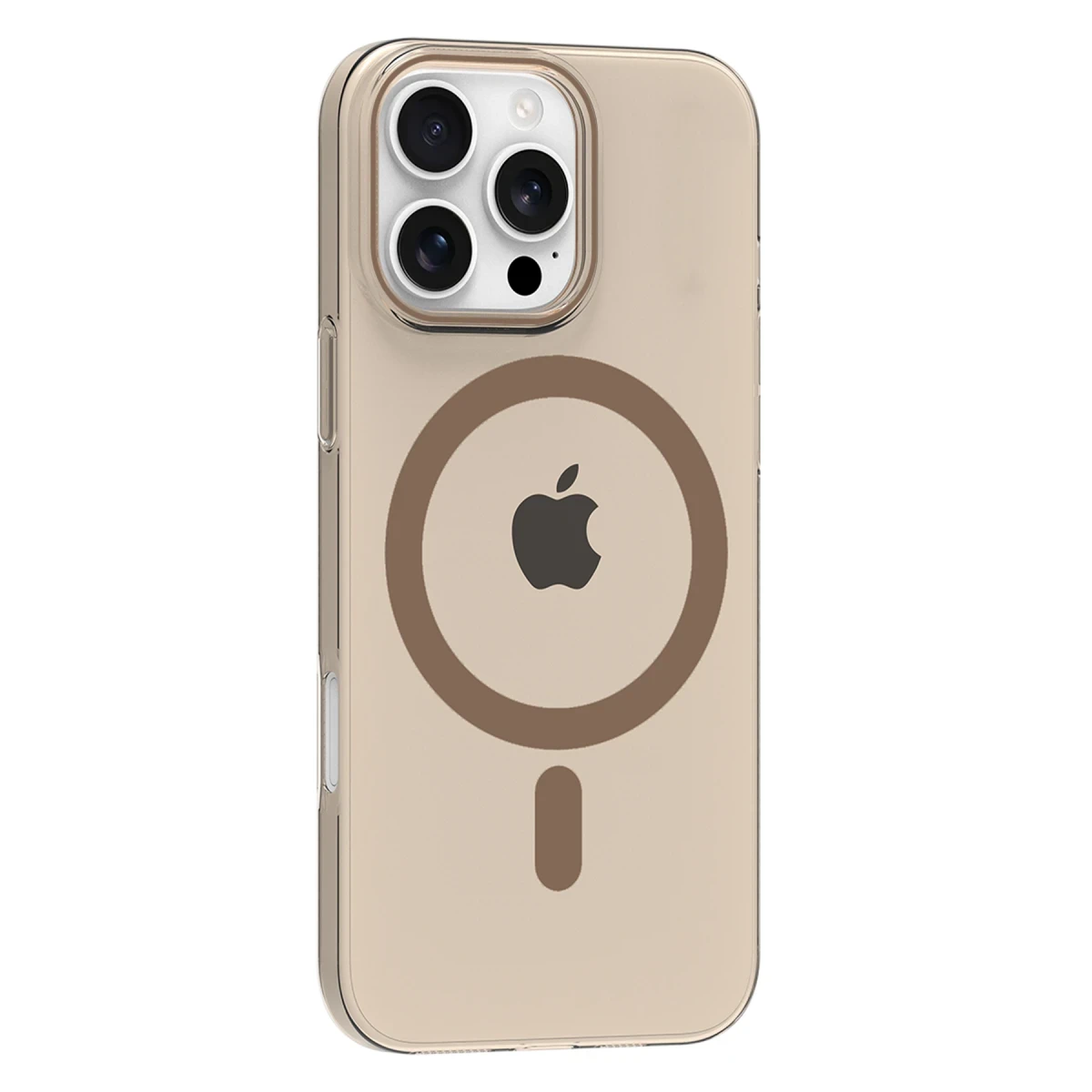Joko Apple iPhone 16 Pro PC Blank Magsafe Kapak - Çöl Titanyum