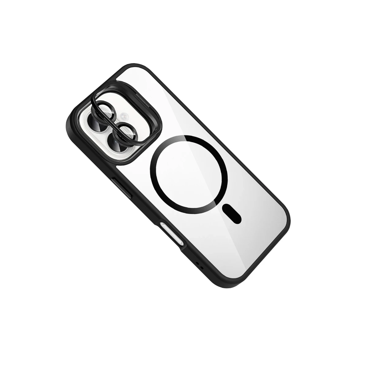 Joko Apple iPhone 16 Remim Lensli Magsafe Standlı Kapak - Siyah