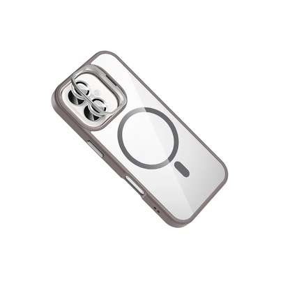Joko Apple iPhone 16 Remim Lensli Magsafe Standlı Kapak - Titan Gri