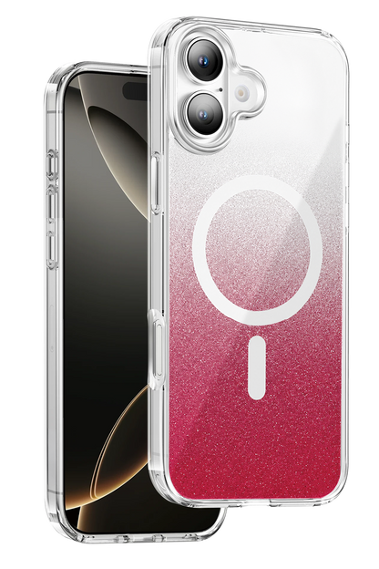 Onegif Apple iPhone 16 Sora Simli Magsafe Kapak - Kırmızı