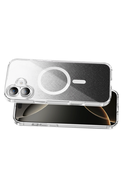 Onegif Apple iPhone 16 Sora Simli Magsafe Kapak - Siyah