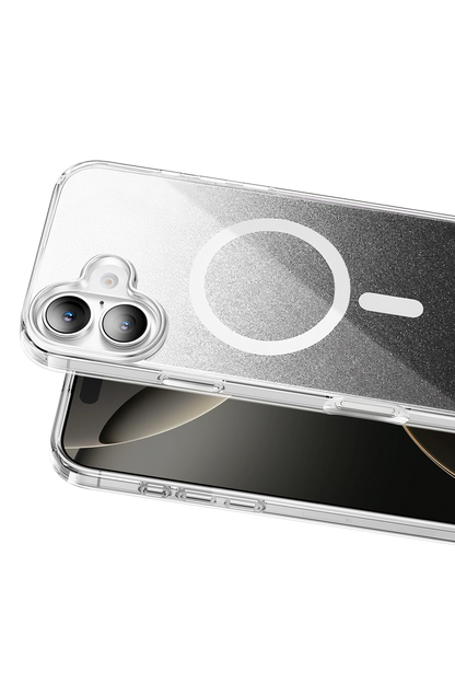 Onegif Apple iPhone 16 Sora Simli Magsafe Kapak - Siyah