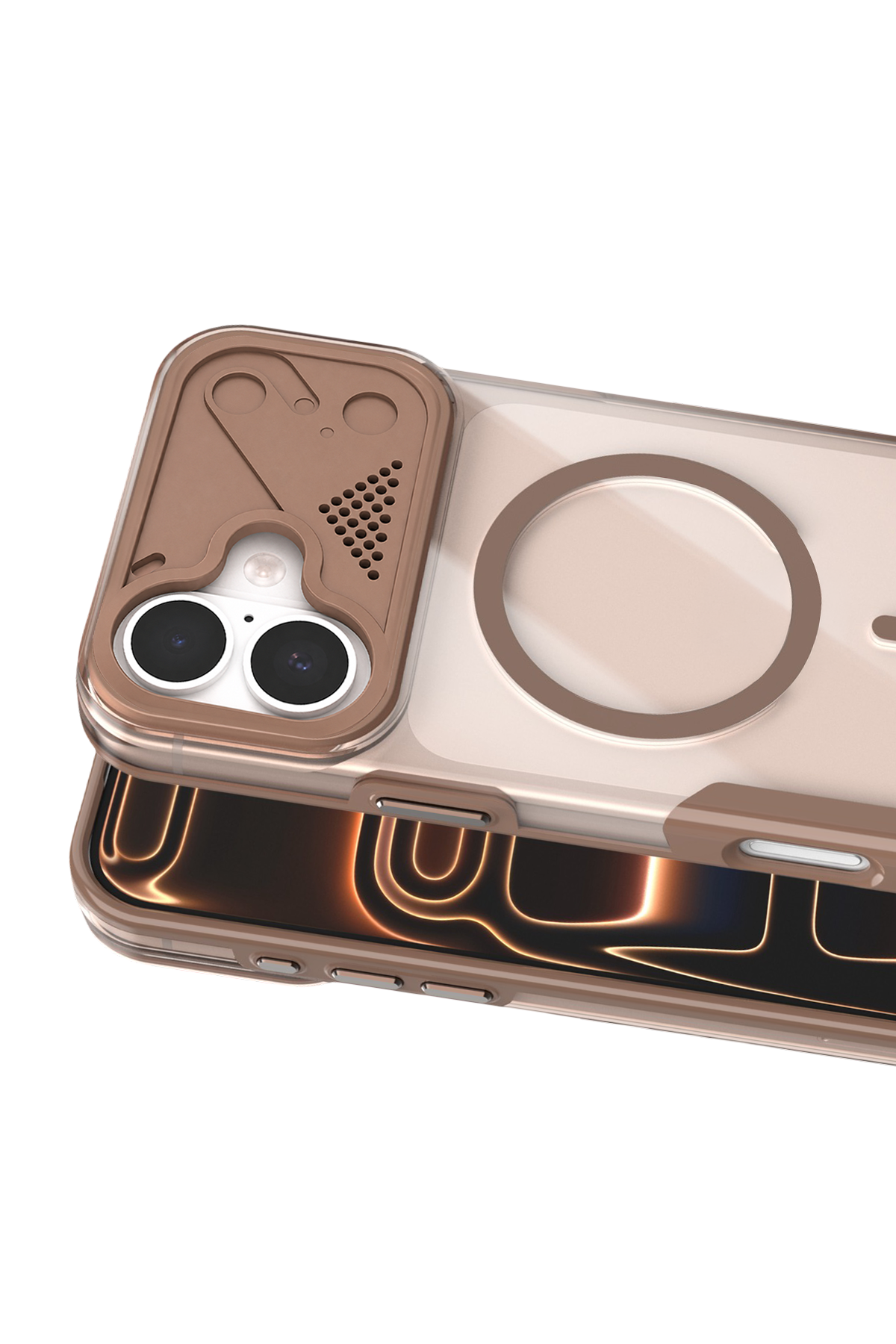 Joko Apple iPhone 16 Zinko Magsafe Kapak - Çöl Titanyum