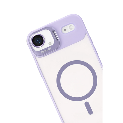 Joko Apple iPhone 17 Air Remim Lensli Magsafe Standlı Kapak - Lila