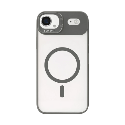 Joko Apple iPhone 17 Air Remim Lensli Magsafe Standlı Kapak - Titan Gri