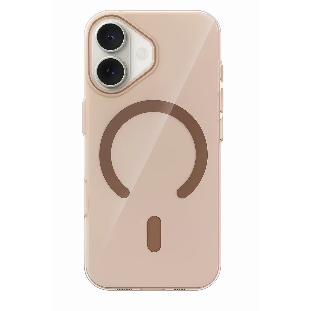 Joko Apple iPhone 17 PC Blank Magsafe Kapak - Çöl Titanyum