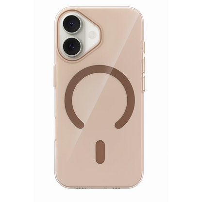 Joko Apple iPhone 17 PC Blank Magsafe Kapak - Çöl Titanyum