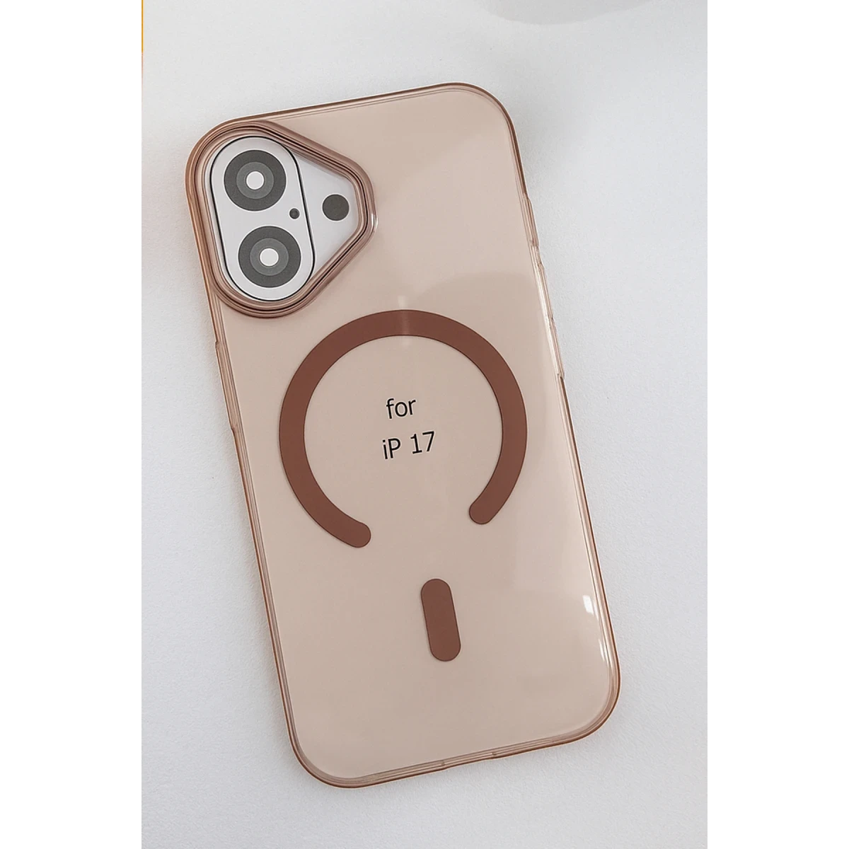 Joko Apple iPhone 17 PC Blank Magsafe Kapak - Çöl Titanyum