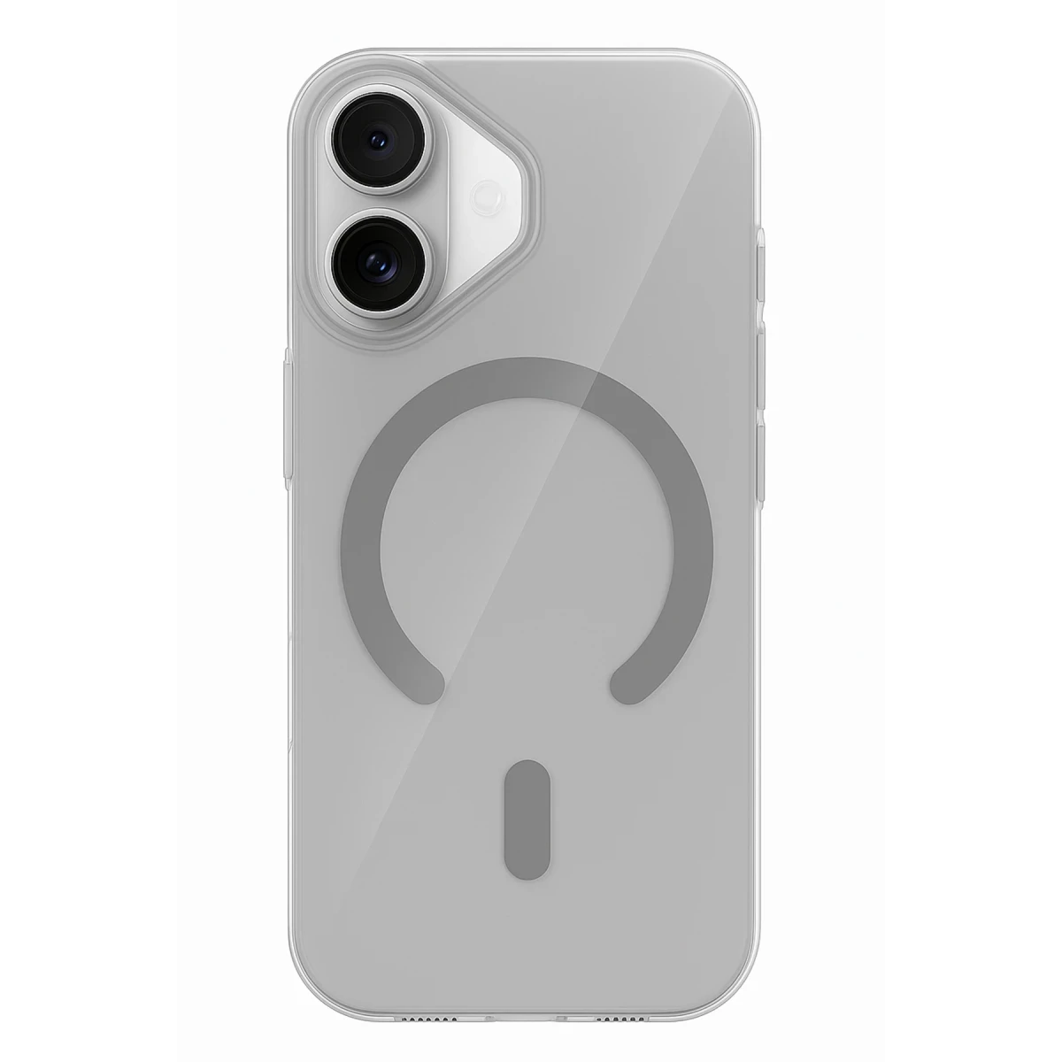Joko Apple iPhone 17 PC Blank Magsafe Kapak - Natural Grey