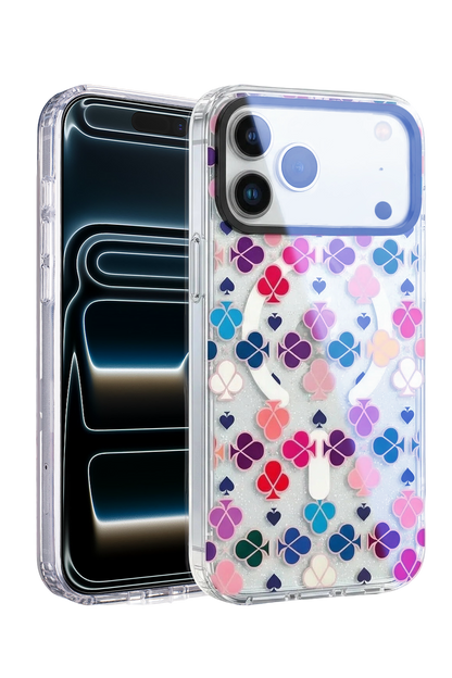 Onegif Apple iPhone 17 Pro Desina Magsafe Kapak - Desen 3