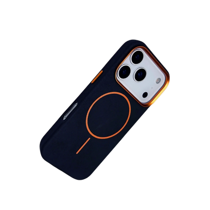 Joko Apple iPhone 17 Pro Max Luno Deri Magsafe Kapak - Mavi