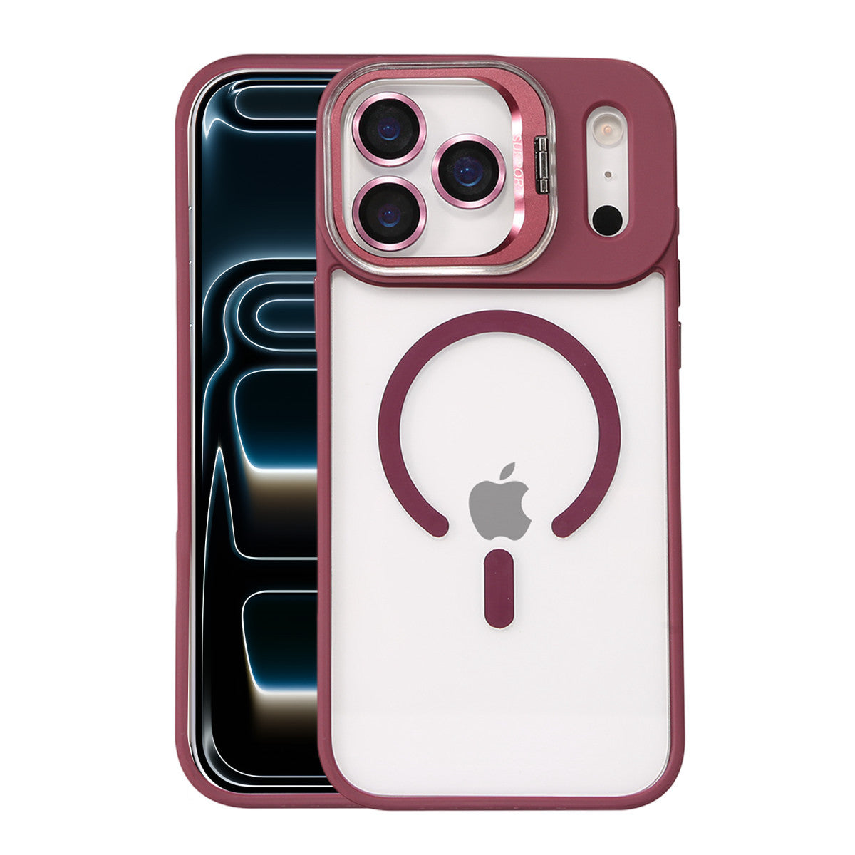 Joko Apple iPhone 17 Pro Max Remim Lensli Magsafe Standlı Kapak