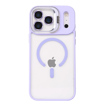 Joko Apple iPhone 17 Pro Max Remim Lensli Magsafe Standlı Kapak - Lila