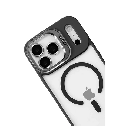 Joko Apple iPhone 17 Pro Max Remim Lensli Magsafe Standlı Kapak - Siyah
