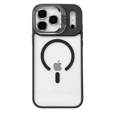 Joko Apple iPhone 17 Pro Max Remim Lensli Magsafe Standlı Kapak - Siyah