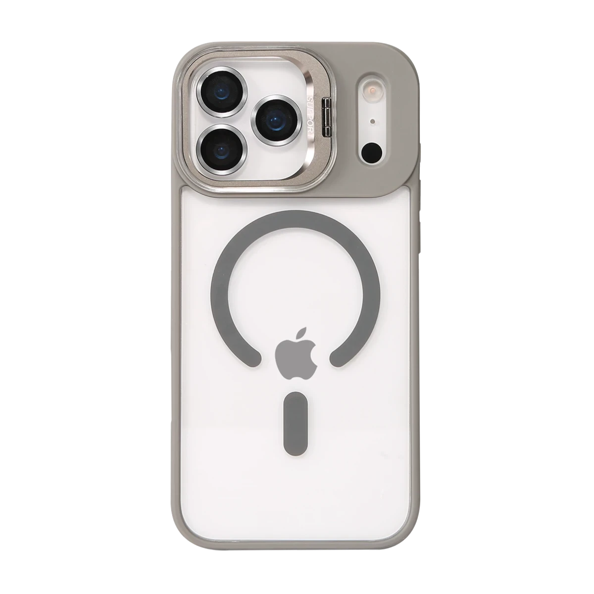 Joko Apple iPhone 17 Pro Max Remim Lensli Magsafe Standlı Kapak - Titan Gri