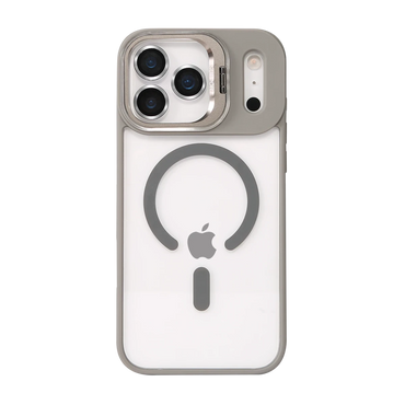 Joko Apple iPhone 17 Pro Max Remim Lensli Magsafe Standlı Kapak - Titan Gri