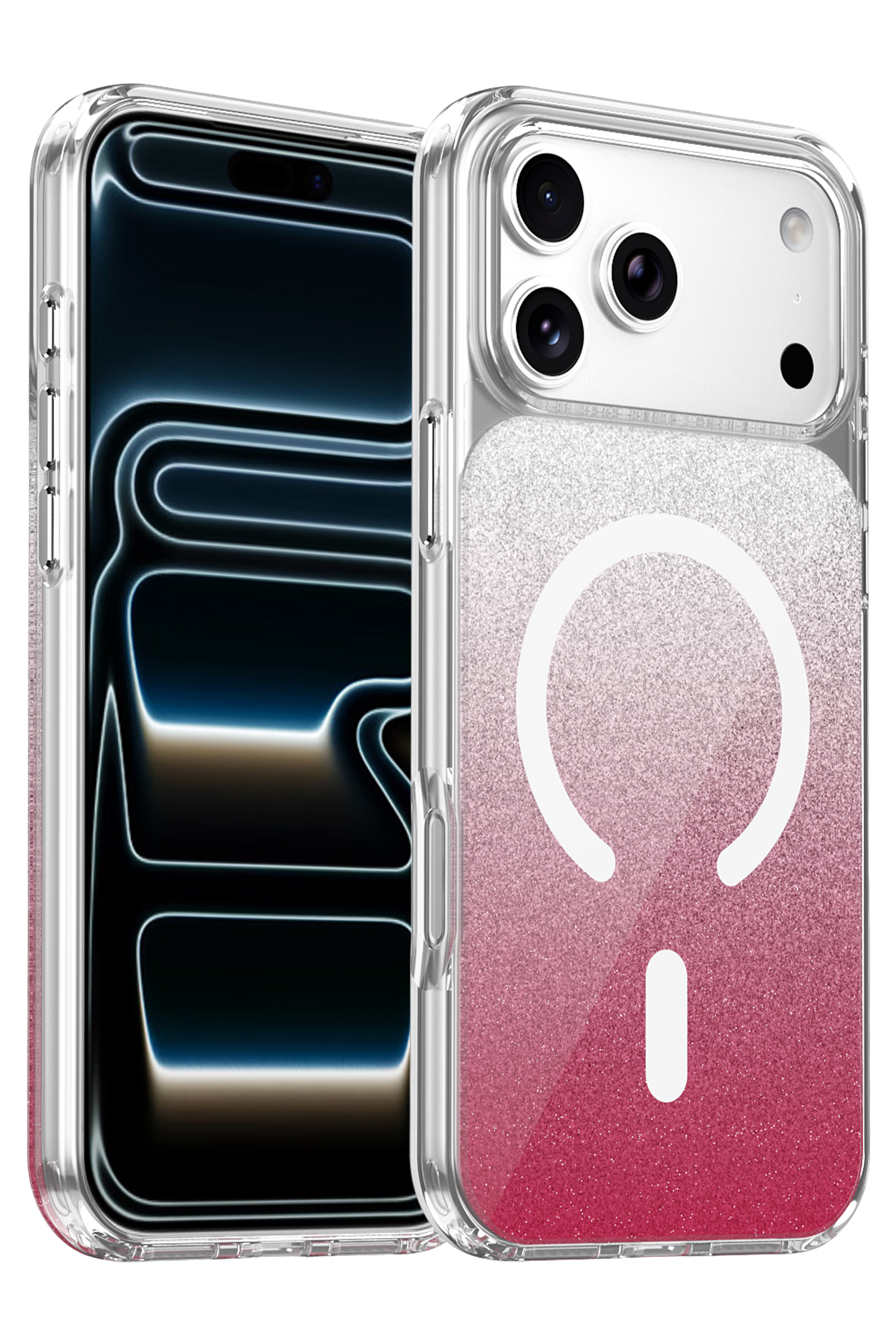 Onegif Apple iPhone 17 Pro Max Sora Simli Magsafe Kapak - Kırmızı