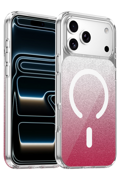 Onegif Apple iPhone 17 Pro Max Sora Simli Magsafe Kapak - Kırmızı