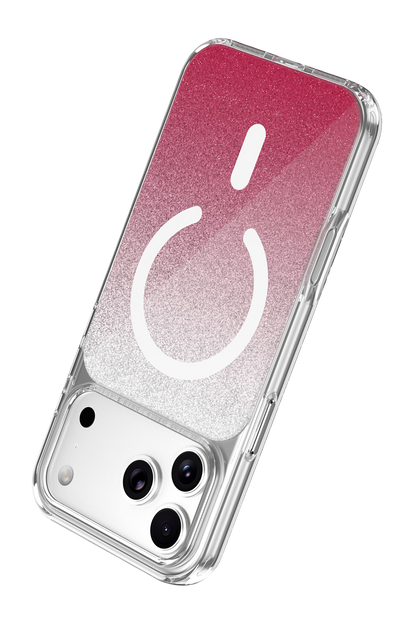 Onegif Apple iPhone 17 Pro Max Sora Simli Magsafe Kapak - Kırmızı