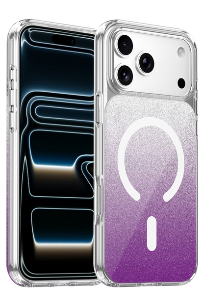 Onegif Apple iPhone 17 Pro Max Sora Simli Magsafe Kapak - Mor