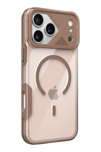 Joko Apple iPhone 17 Pro Max Zinko Magsafe Kapak - Çöl Titanyum