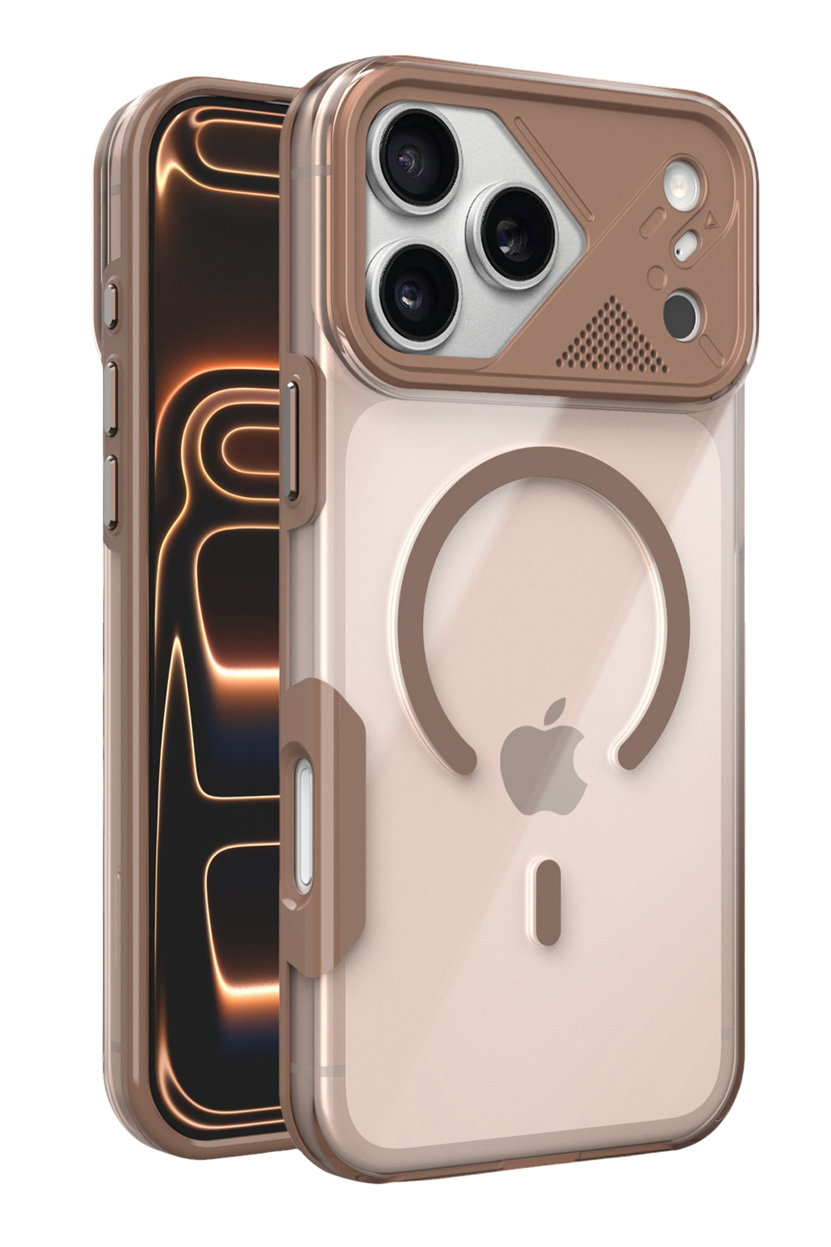 Joko Apple iPhone 17 Pro Max Zinko Magsafe Kapak - Çöl Titanyum