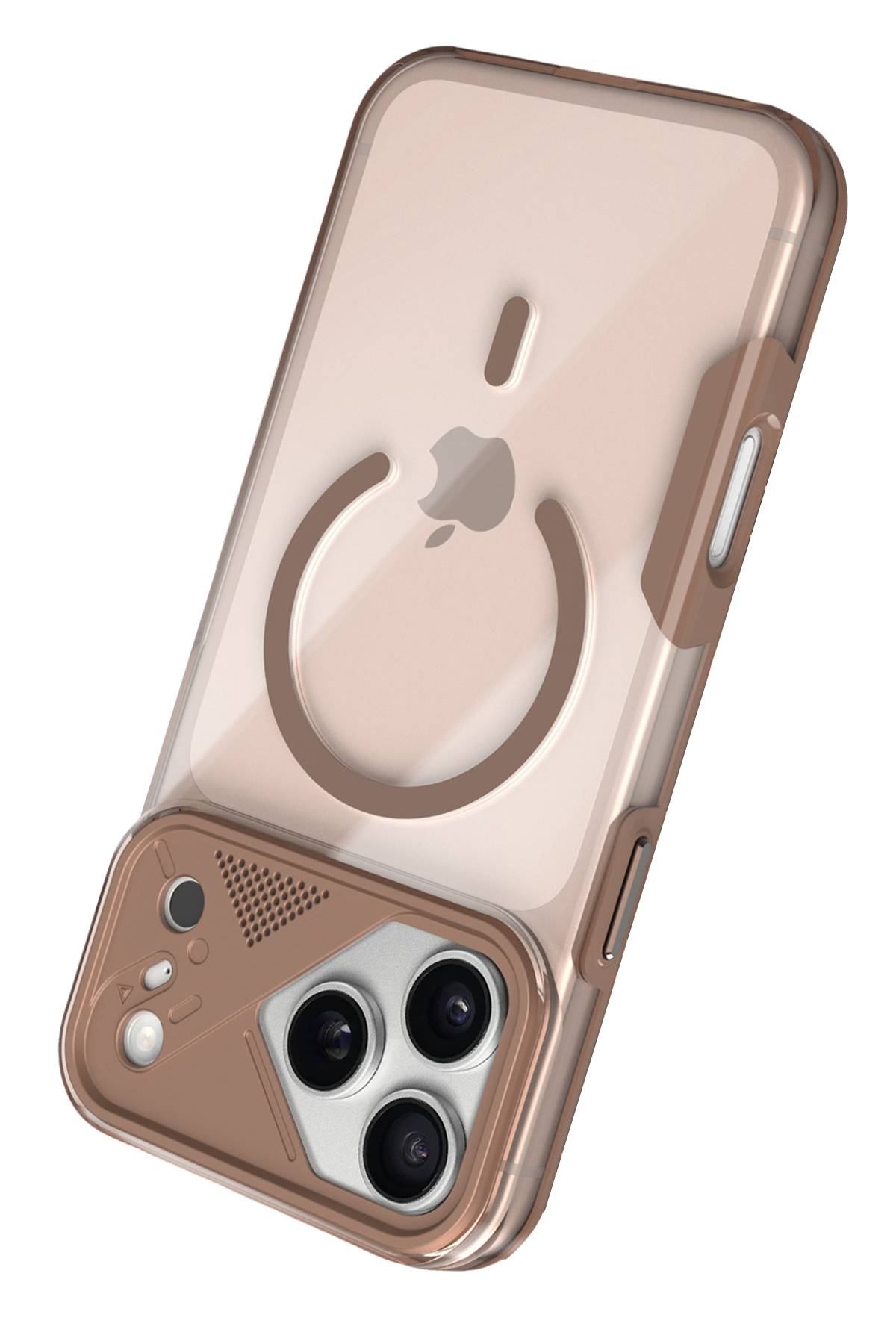 Joko Apple iPhone 17 Pro Max Zinko Magsafe Kapak - Çöl Titanyum