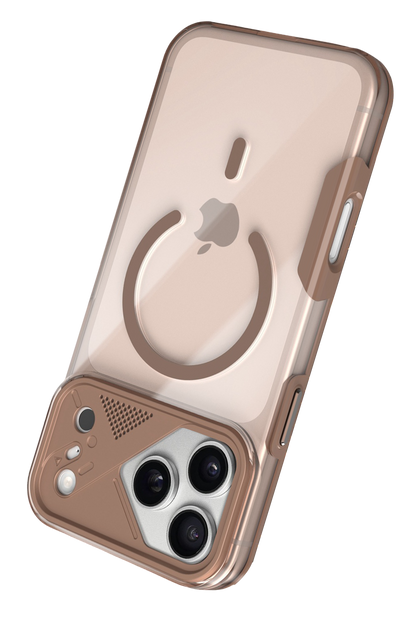 Joko Apple iPhone 17 Pro Max Zinko Magsafe Kapak - Çöl Titanyum