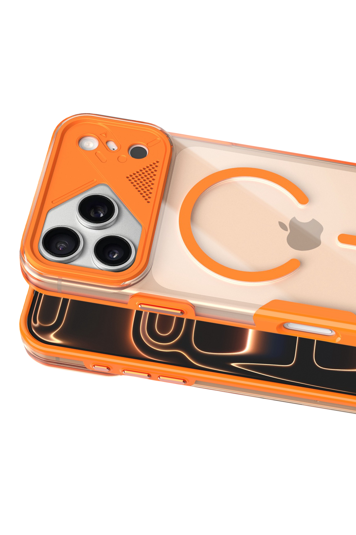 Joko Apple iPhone 17 Pro Max Zinko Magsafe Kapak - Turuncu