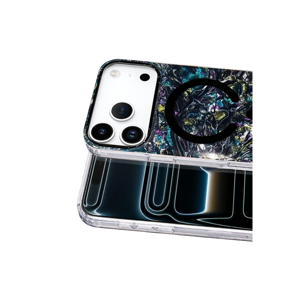 Onegif Apple iPhone 17 Pro Mila Dalgalı Magsafe Kapak