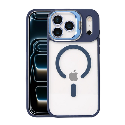 Joko Apple iPhone 17 Pro Remim Lensli Magsafe Standlı Kapak - Lacivert