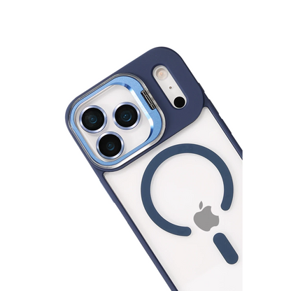 Joko Apple iPhone 17 Pro Remim Lensli Magsafe Standlı Kapak - Lacivert