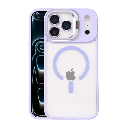 Joko Apple iPhone 17 Pro Remim Lensli Magsafe Standlı Kapak - Lila