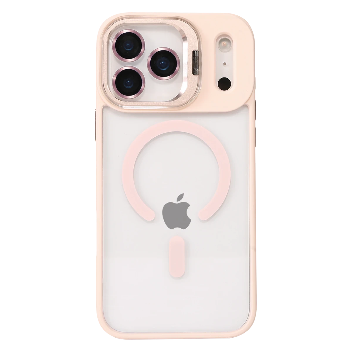 Joko Apple iPhone 17 Pro Remim Lensli Magsafe Standlı Kapak - Pembe