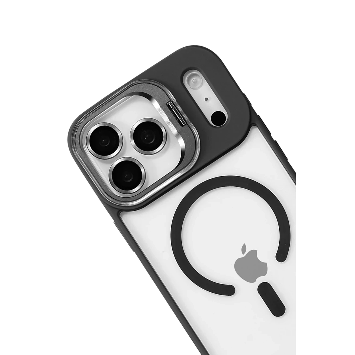 Joko Apple iPhone 17 Pro Remim Lensli Magsafe Standlı Kapak - Siyah