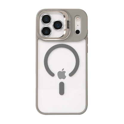 Joko Apple iPhone 17 Pro Remim Lensli Magsafe Standlı Kapak - Titan Gri