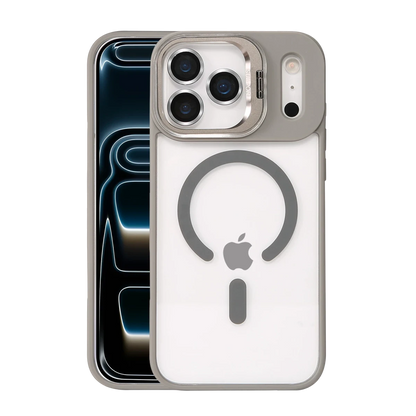 Joko Apple iPhone 17 Pro Remim Lensli Magsafe Standlı Kapak - Titan Gri