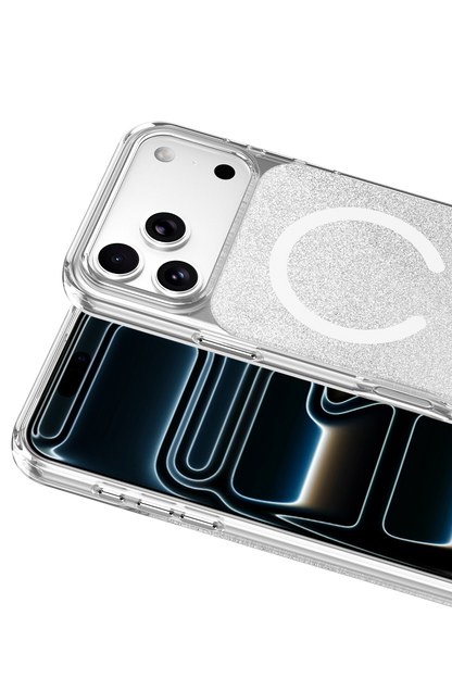Onegif Apple iPhone 17 Pro Sora Simli Magsafe Kapak - Beyaz