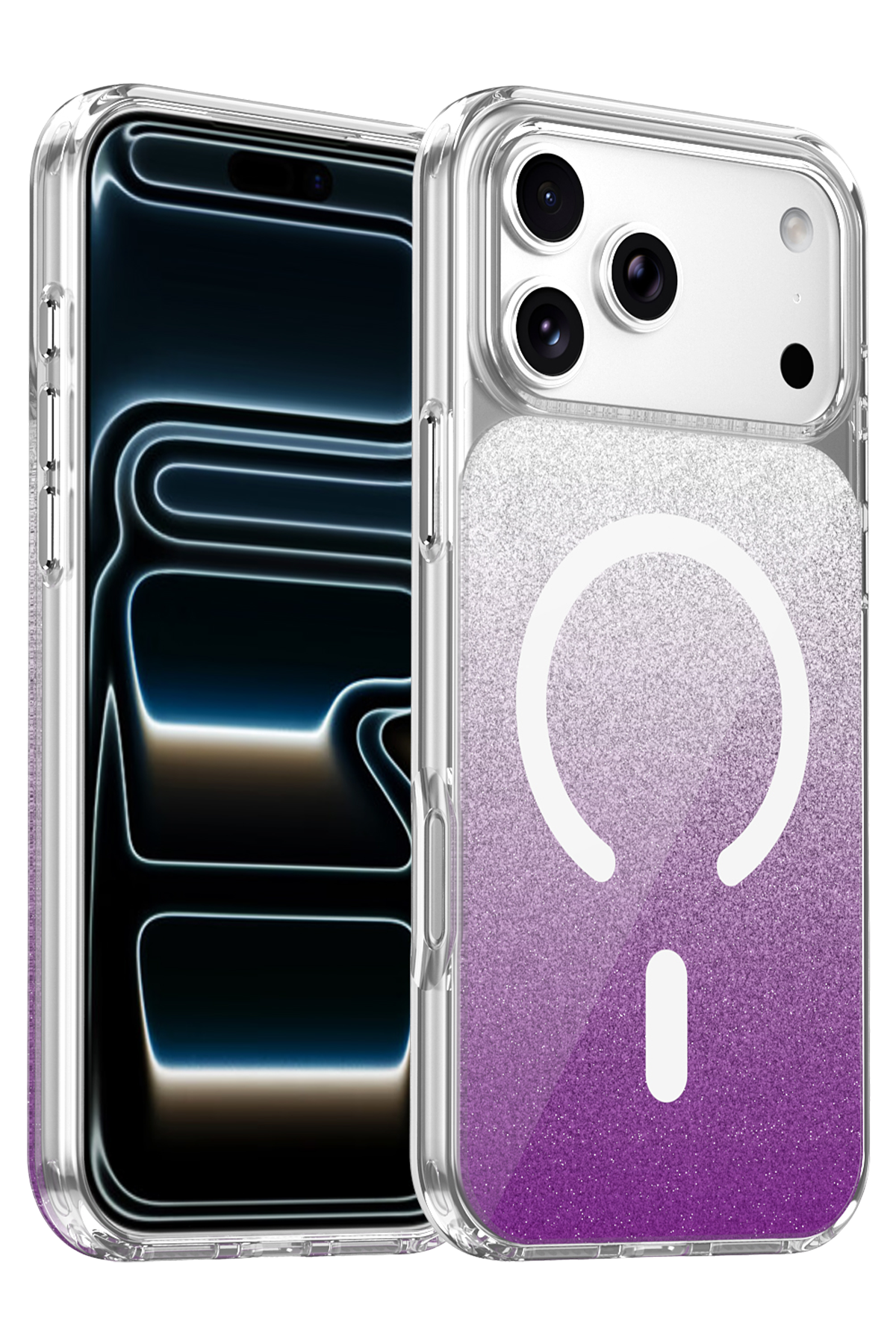 Onegif Apple iPhone 17 Pro Sora Simli Magsafe Kapak - Mor