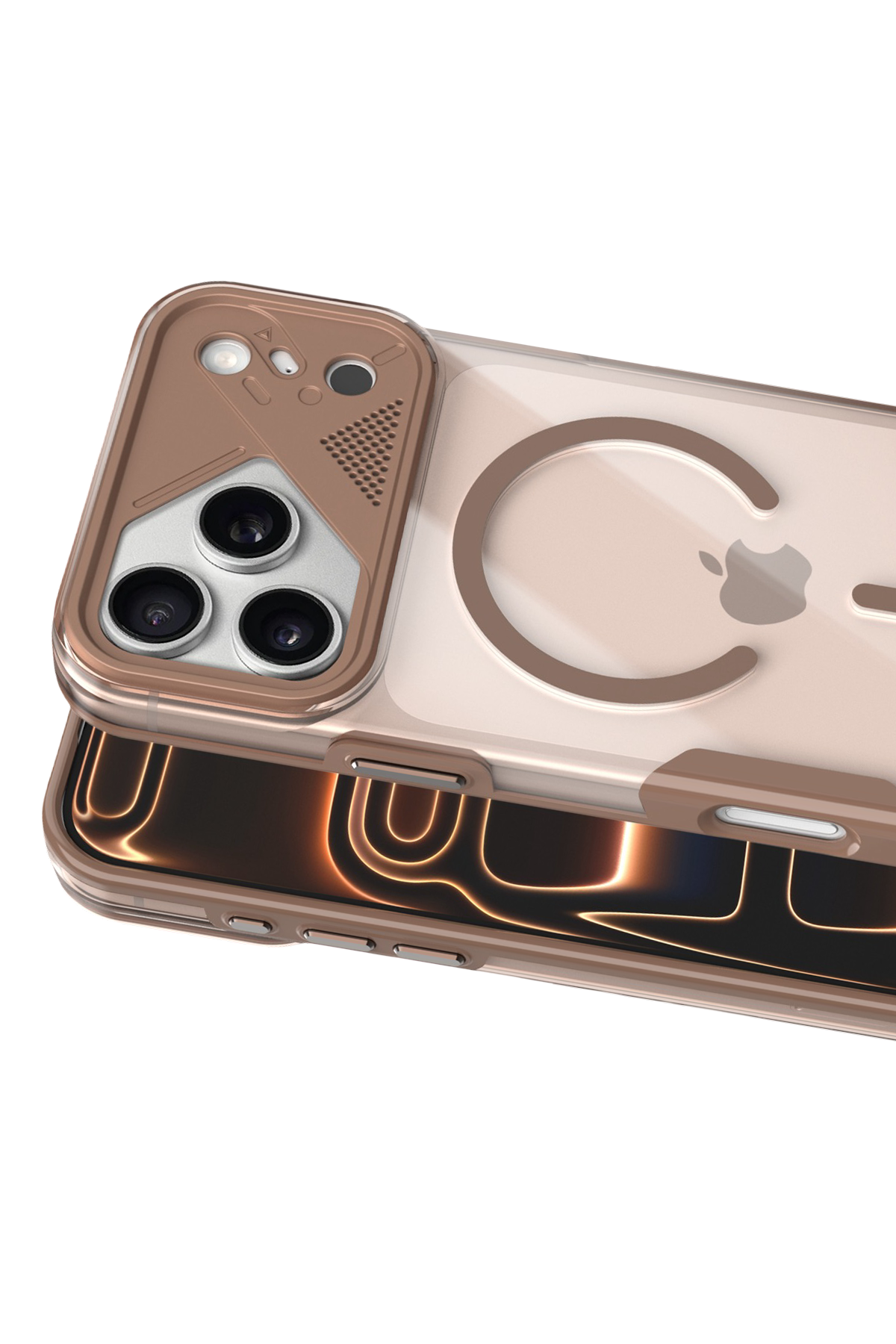 Joko Apple iPhone 17 Pro Zinko Magsafe Kapak - Çöl Titanyum