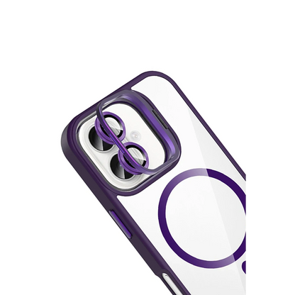 Joko Apple iPhone 17 Remim Lensli Magsafe Standlı Kapak - Derin Mor