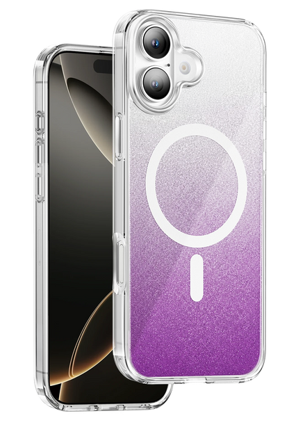 Onegif Apple iPhone 17 Sora Simli Magsafe Kapak - Mor
