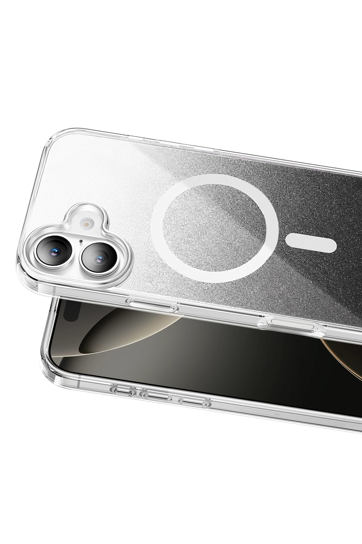 Onegif Apple iPhone 17 Sora Simli Magsafe Kapak - Siyah