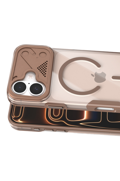 Joko Apple iPhone 17 Zinko Magsafe Kapak - Çöl Titanyum